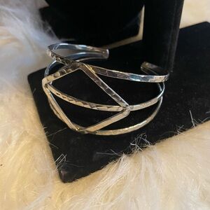 Elegant Silver Cuff Bracelet
